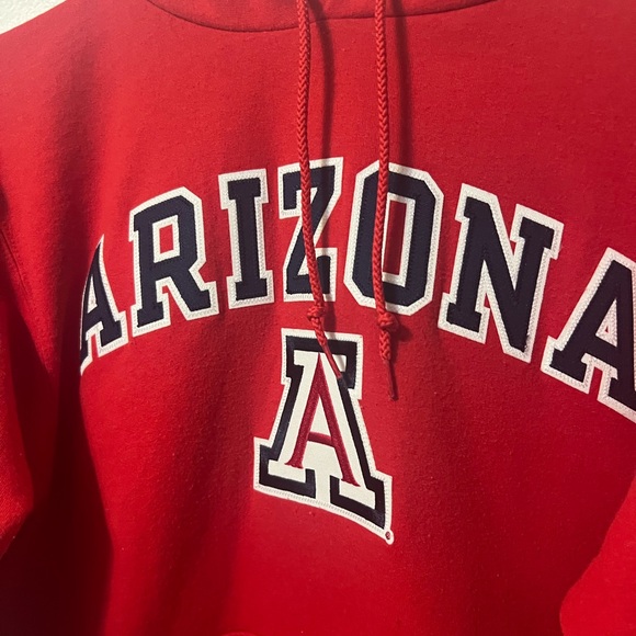 Champion University of Arizona Red Sweatshirt Hoodie  - size Small - Picture 5 of 10